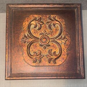 RUSTIC FARMHOUSE FRAMED WOOD WALL ART PANELS LOT OF 2